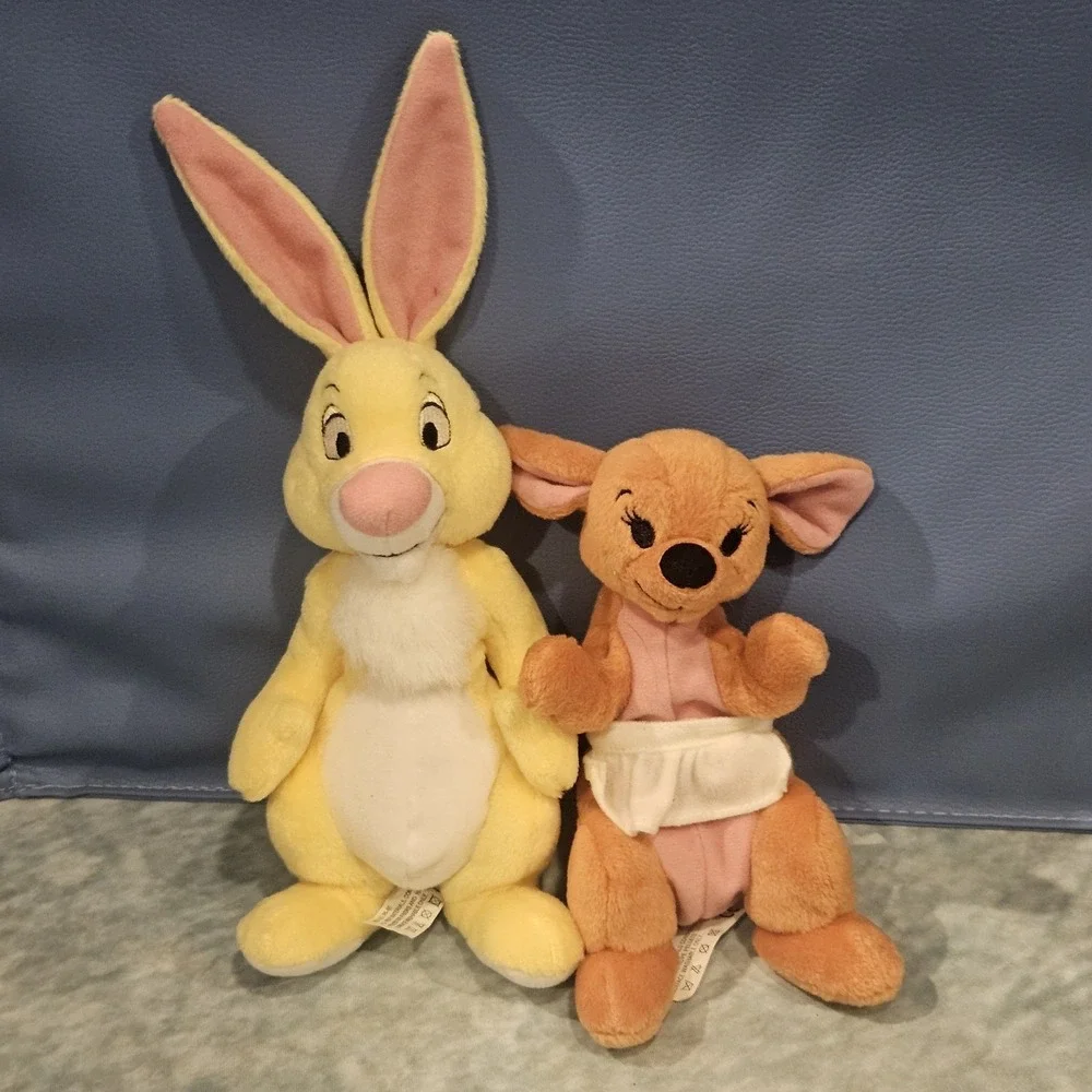 Winnie The Pooh Plush Bundle Hundred Acre Wood Disney‎ Store Owl Rabbit Gopher